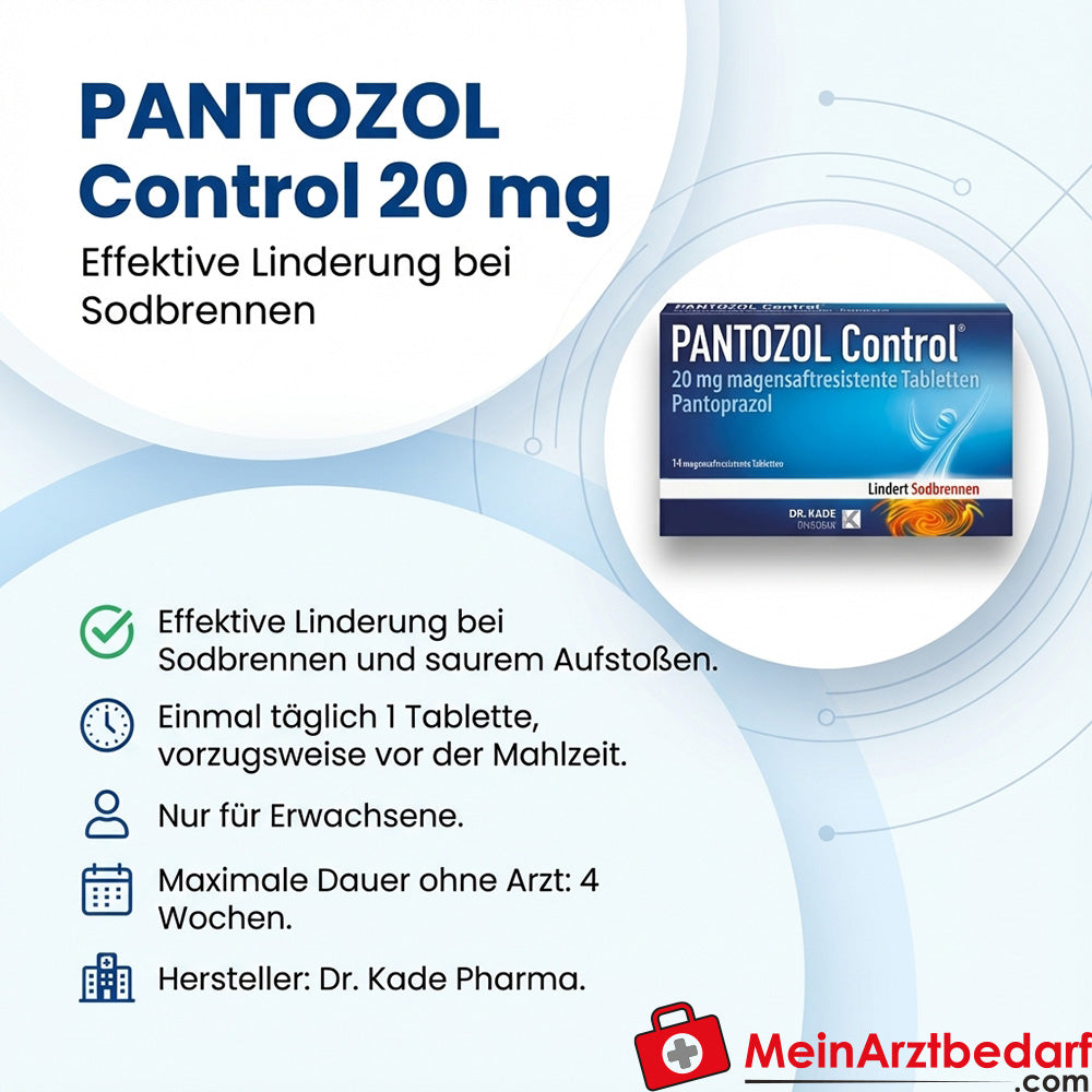 PANTOZOL Control 20 mg tabletki