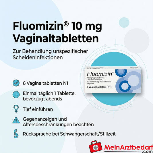 Fluomizin 10 mg Vaginaltabletten 6 Stück