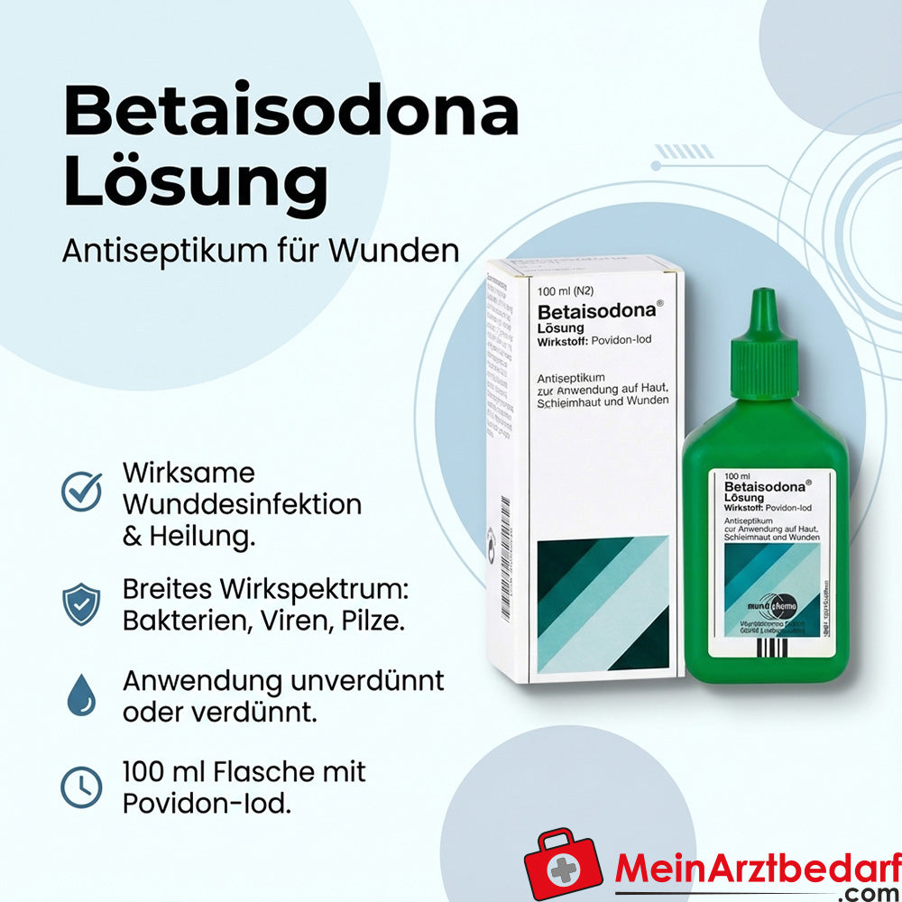 Betaisodona Lösung (Povidon‑Iod) antiseptische Wunddesinfektion