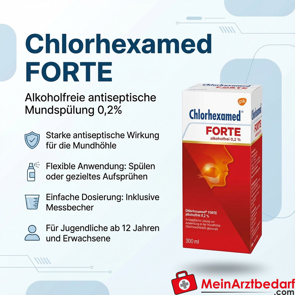 Chlorhexamed FORTE alkoholfrei Chlorhexidin 0,2% Mundspülung