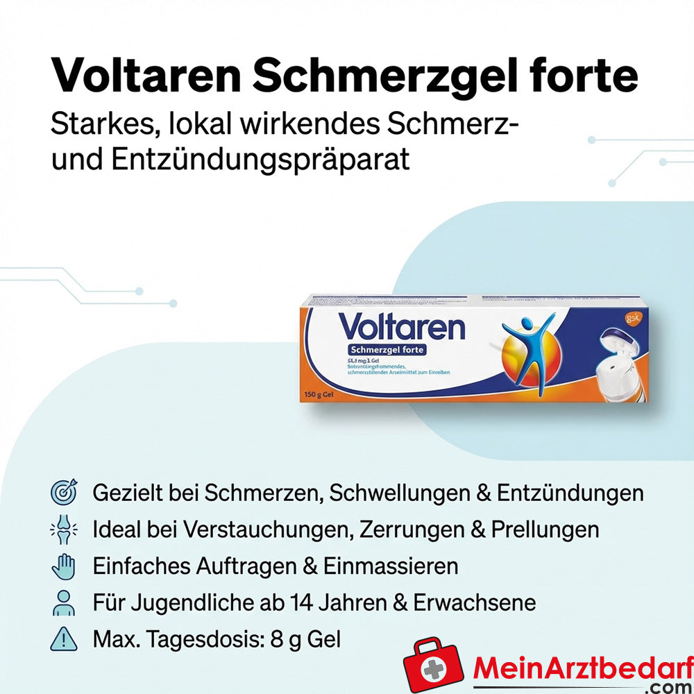 Voltaren Schmerzgel forte 23,2 mg/g Gel