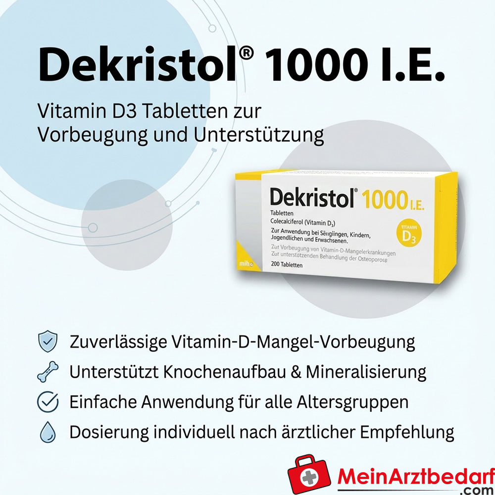 Dekristol 1000 I.E. – Stärken Sie Ihre Gesundheit bei
