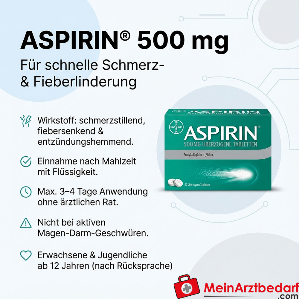 Aspiryna 500 mg tabletki 20 sztuk