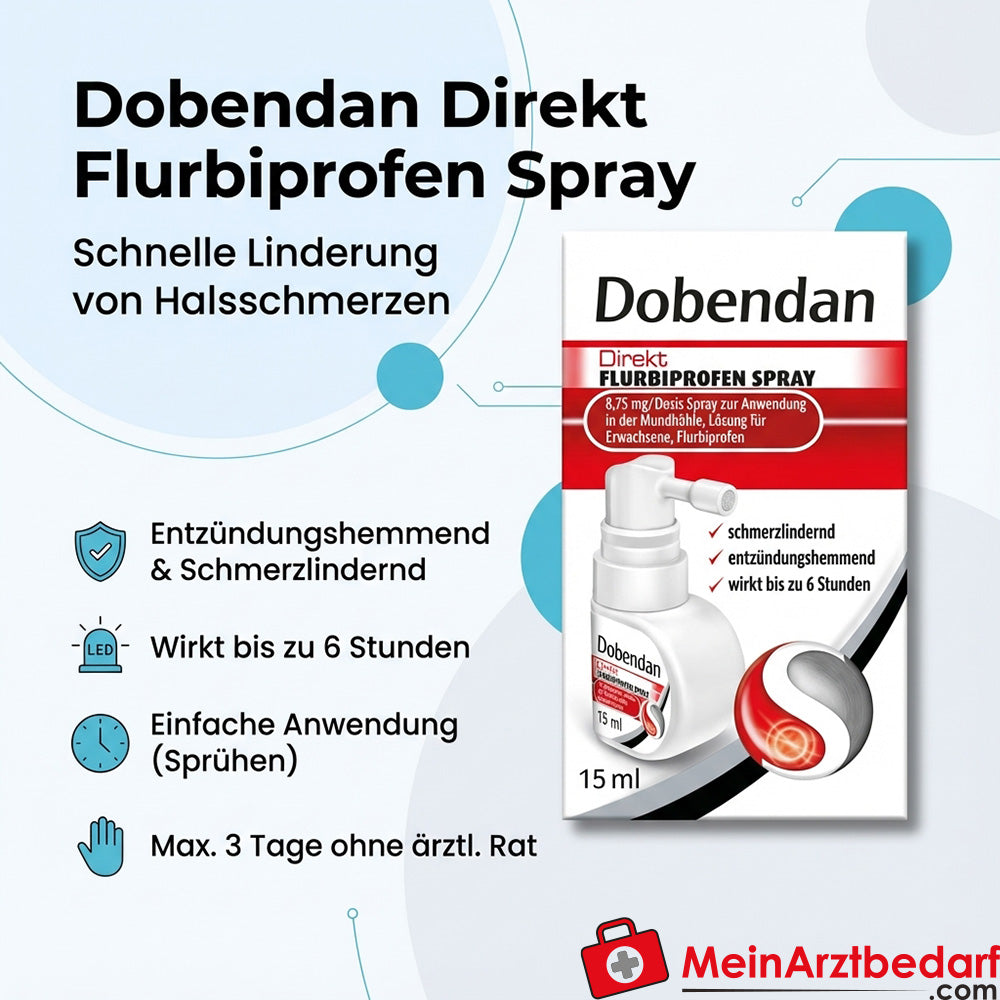 Dobendan Direkt Flurbiprofen 8,75 mg/Dosis Rachenspray