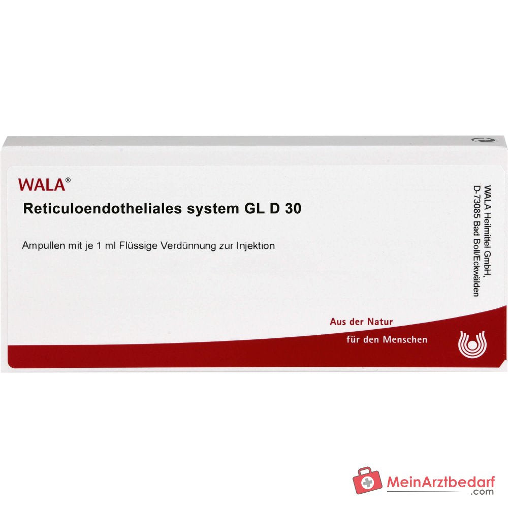 WALA Sistema Reticuloendotelial Gl D30 Ampollas, 10 x 1 ml