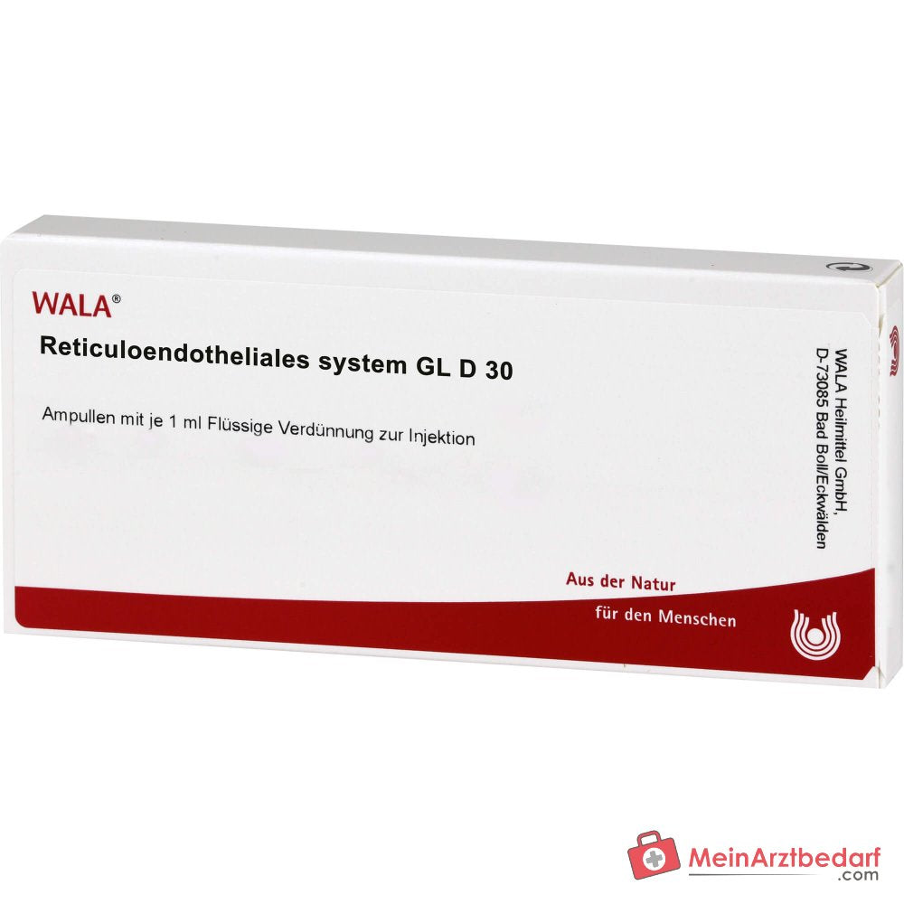 WALA Sistema Reticuloendotelial Gl D30 Ampollas, 10 x 1 ml