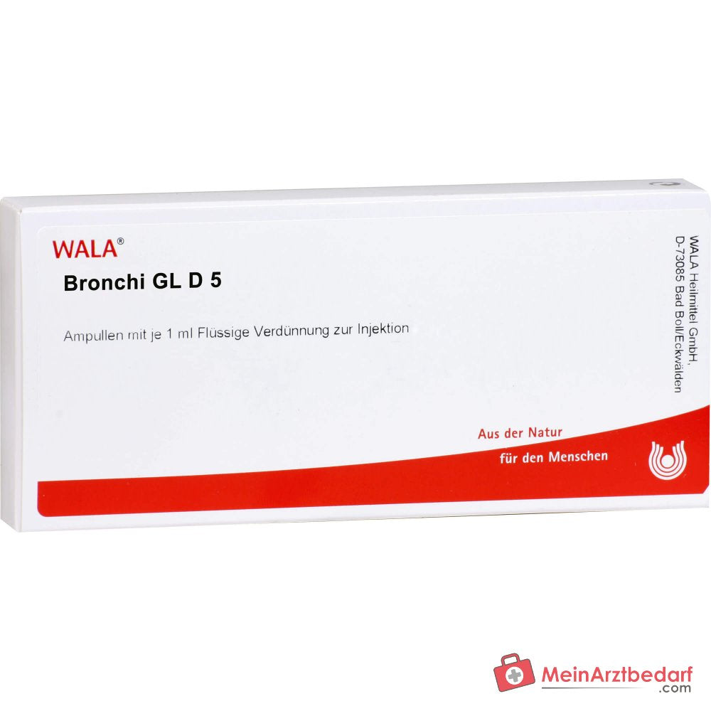 WALA Bronchi Gl D5 Bronchi bovis Gl Ampoules, 10 x 1 ml