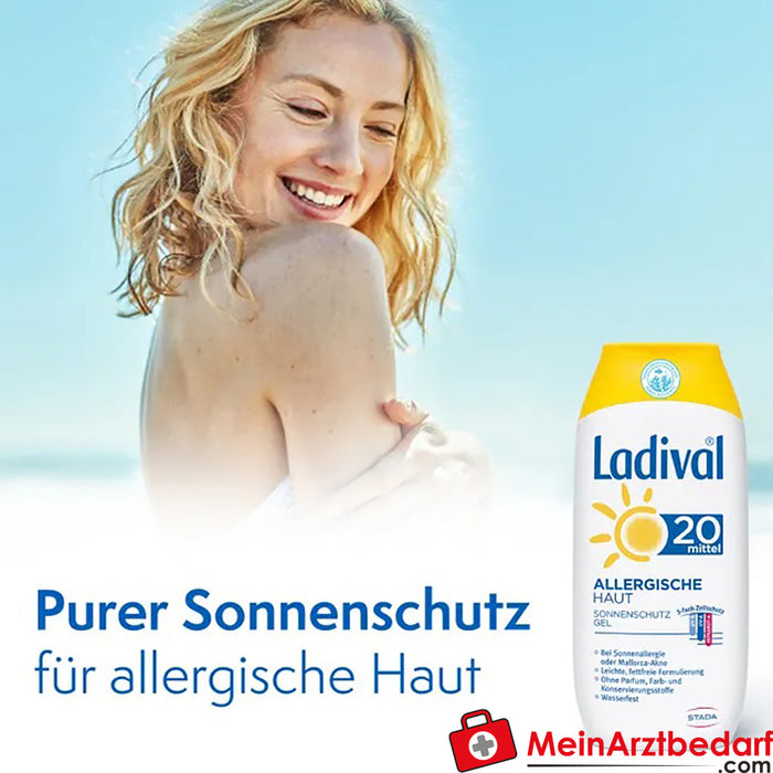 Ladival® Allergic Skin Sun Protection Gel SPF 20, 200ml
