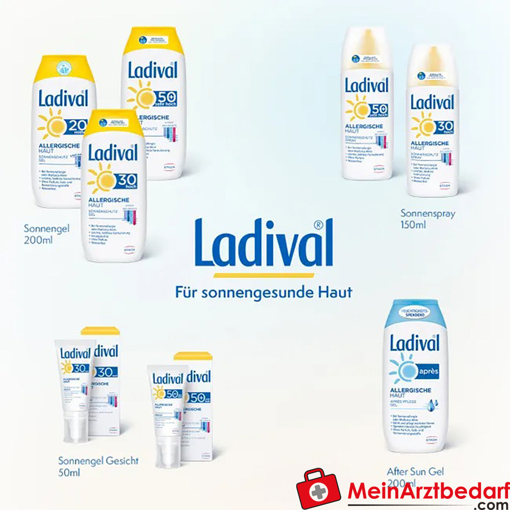 Ladival® Allergische Haut Sonnenschutz Gel LSF 20, 200ml.