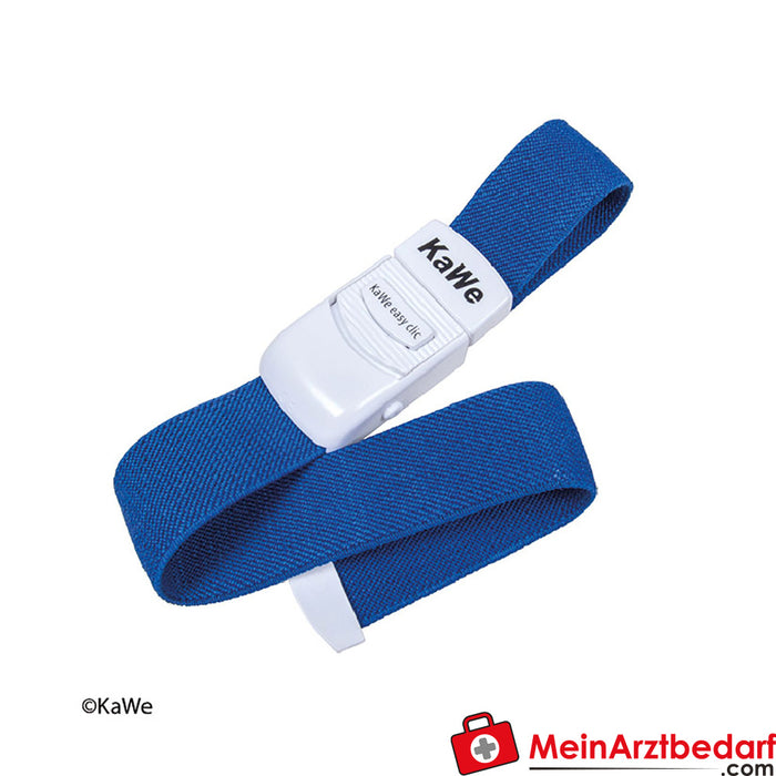 KaWe Torniquete para veias easy clic, azul, 5 unidades.