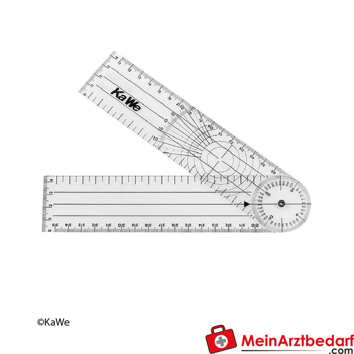 KaWe protractor goniometer, 5 pcs.