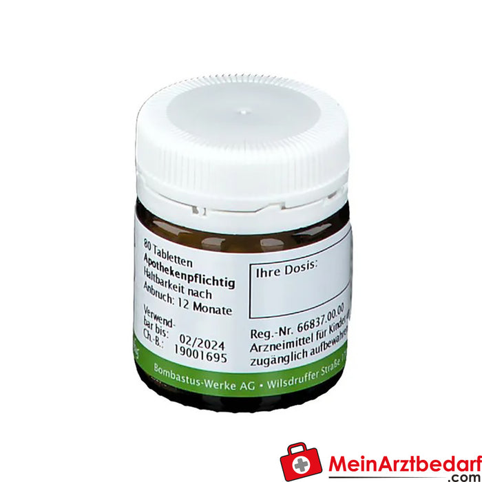 Bombastus Biochemistry 6 Potassium sulphuricum D 6 Comprimidos