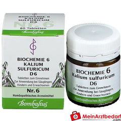 Bombastus Biochemie 6 Kalium sulfuricum D 6 Tabletten.