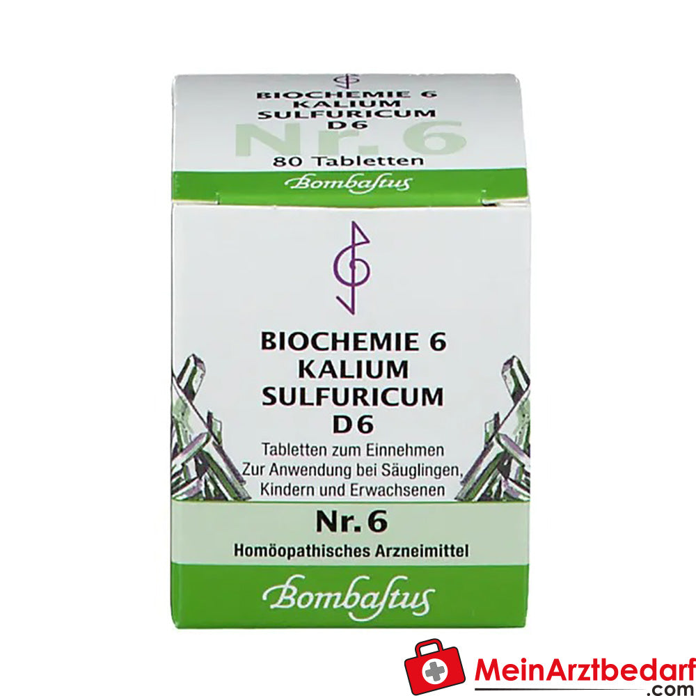 Bombastus Biochemie 6 Kalium sulfuricum D 6 Tabletten.