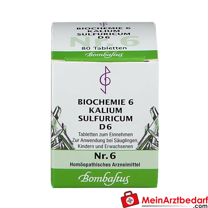 Bombastus Biochemistry 6 Potassium sulfuricum D 6 Tablets