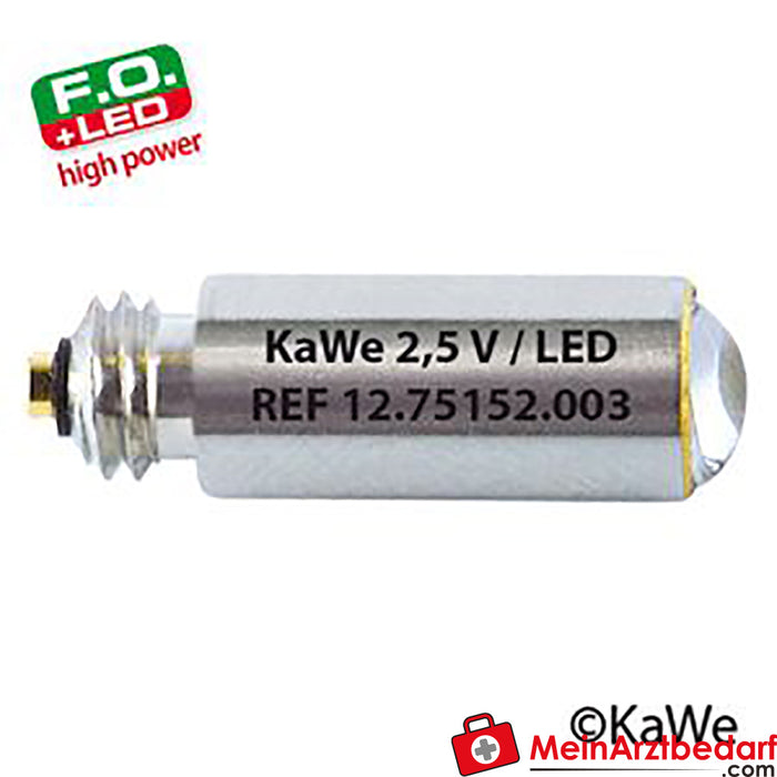 KaWe 用于 PICCOLIGHT 耳镜的高功率 2.5 V LED 灯，1 件。