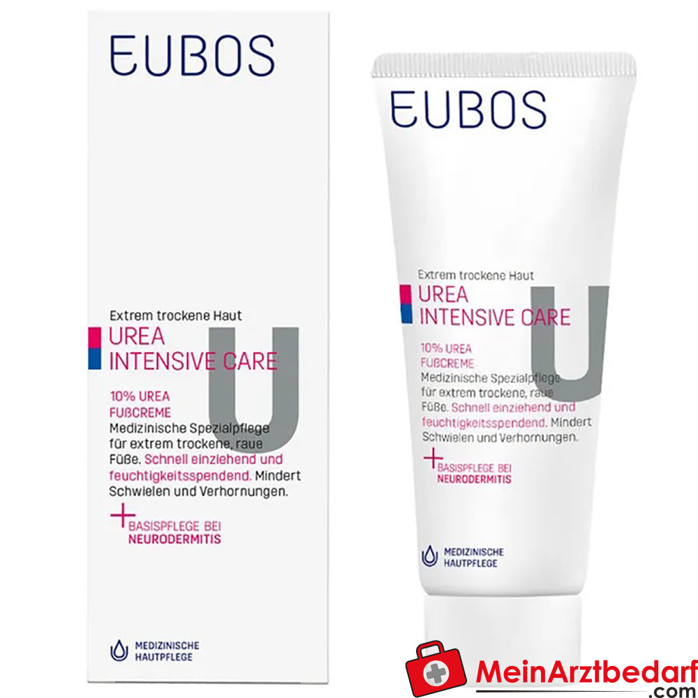 EUBOS® Trockene Haut Urea 10% Fußcreme, 100ml.