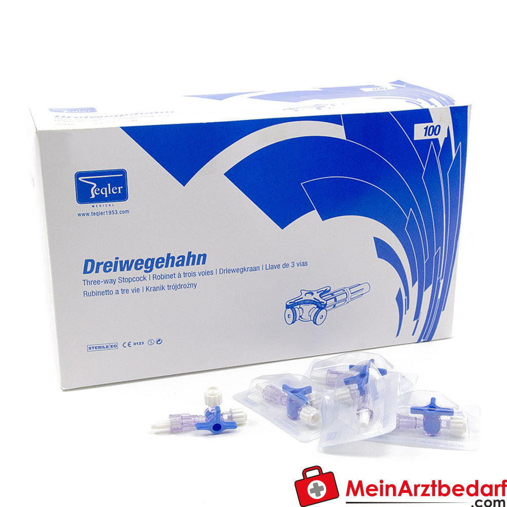 Teqler Dreiwegehahn, 100 Stk..