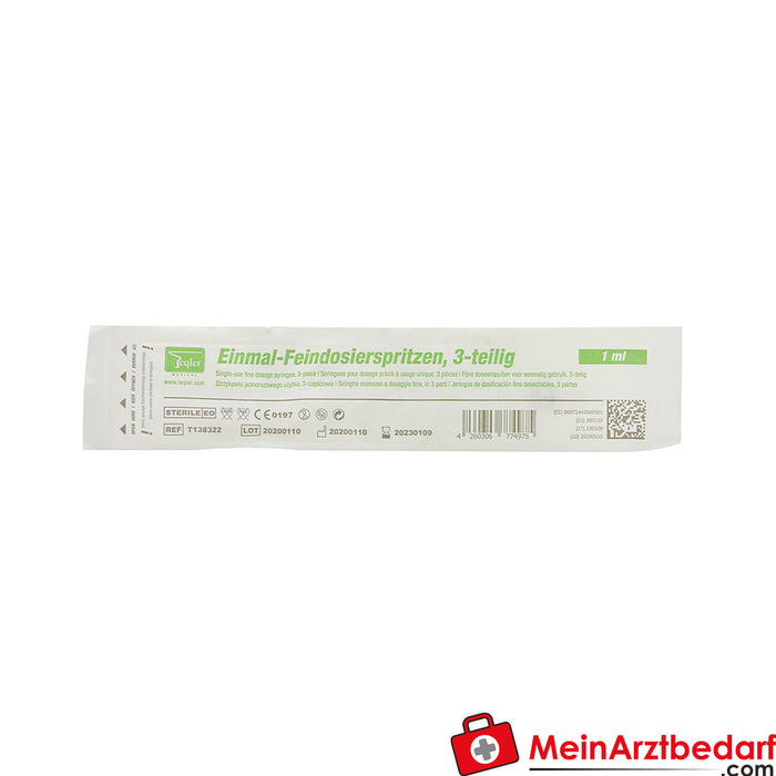 Teqler fine dosing syringe