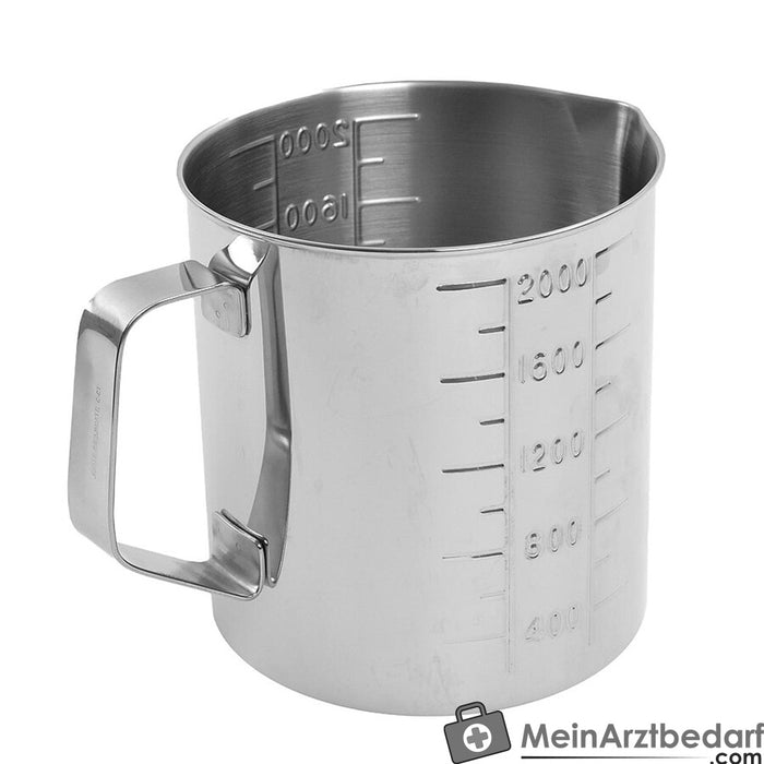 Vaso medidor de acero inoxidable Teqler