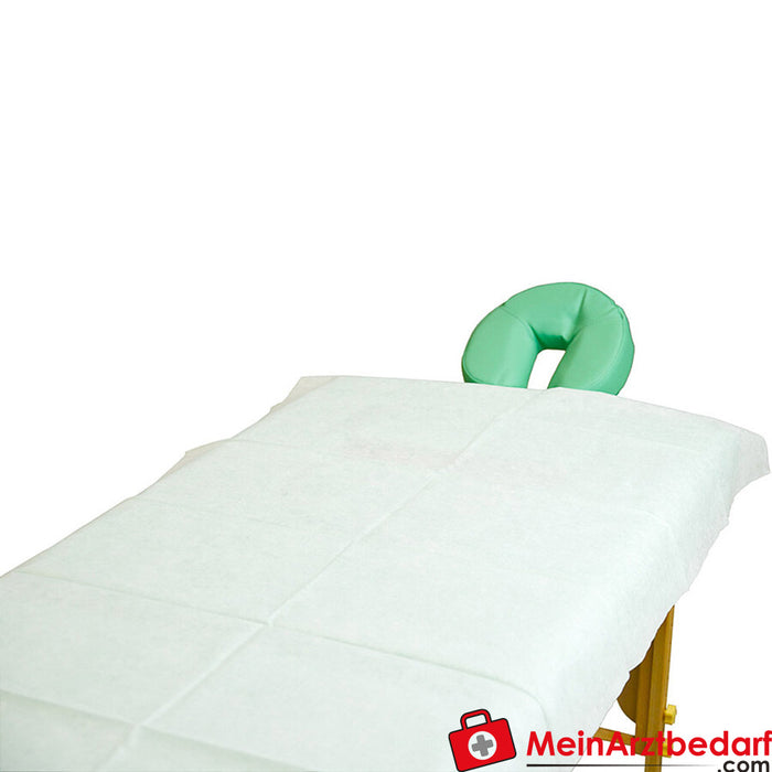Teqler disposable sheets for examination and massage tables