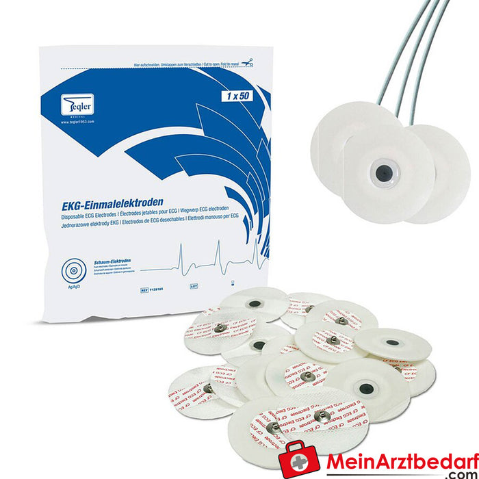 Teqler Ekg disposable electrodes For push-button adapter
