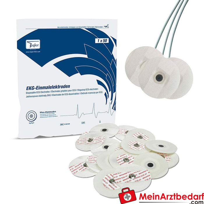 Teqler Ekg disposable electrodes For push-button adapter