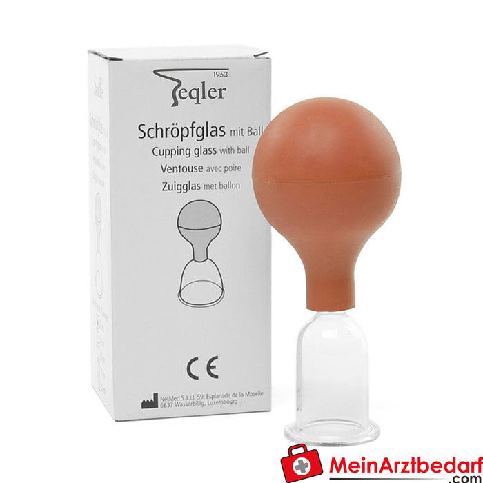 Bicchiere da coppettazione Teqler con oliva e sfera