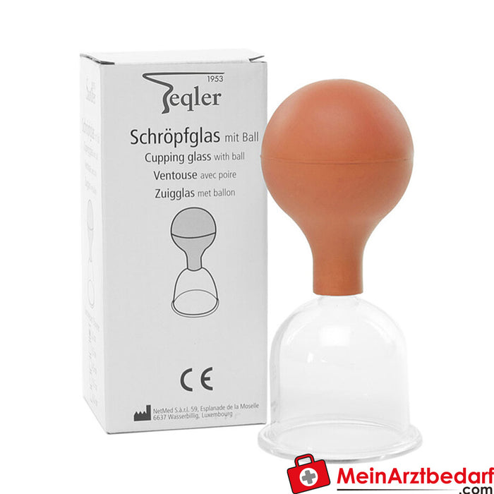 Bicchiere da coppettazione Teqler con oliva e sfera