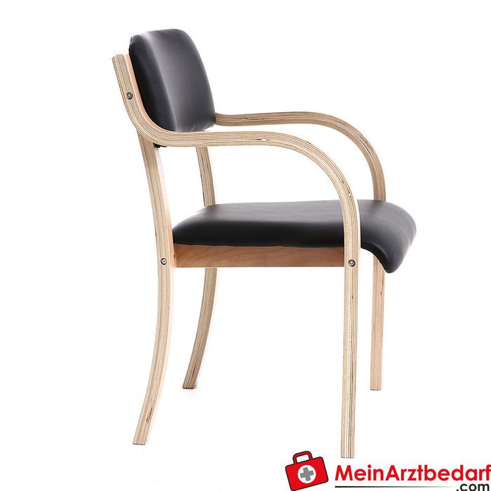 Teqler waiting room chair with armrests