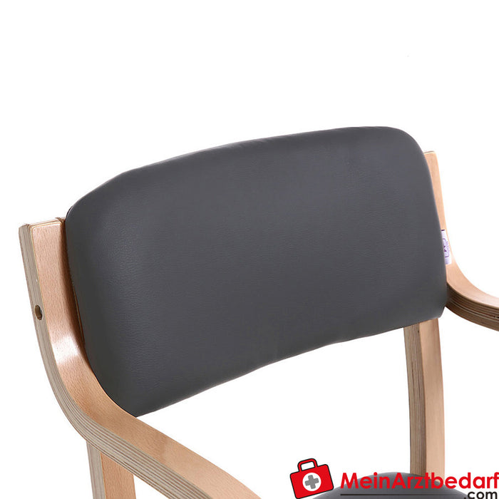 Teqler waiting room chair with armrests
