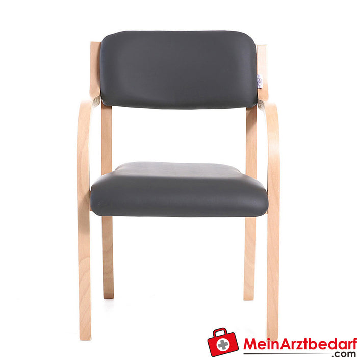 Silla de sala de espera Teqler con reposabrazos