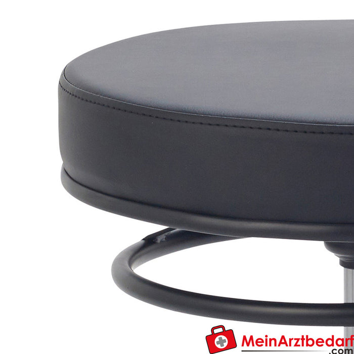 Teqler rolling stool with ring release