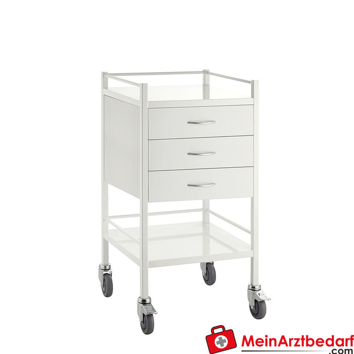 Chariot multi-usages Teqler en acier inoxydable 49 cm