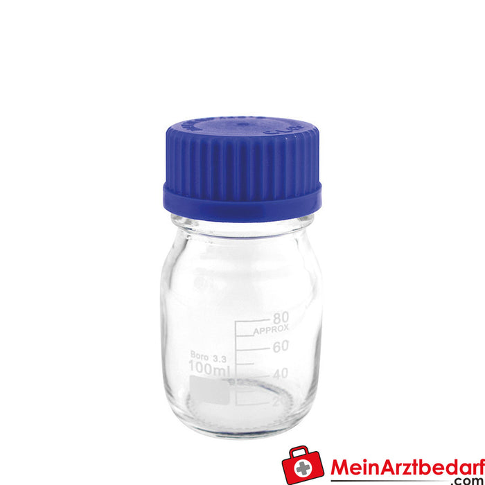 Teqler laboratory glass bottle