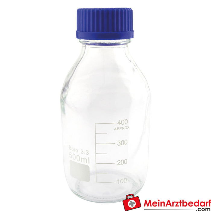 Teqler laboratory glass bottle