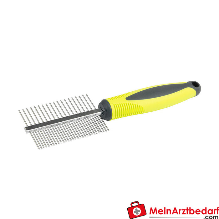 Teqler grooming comb on both sides