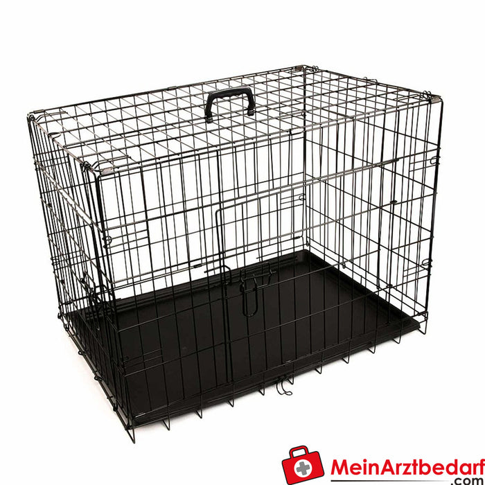Teqler Katlanabilir Evcil Hayvan Kafesi, Siyah