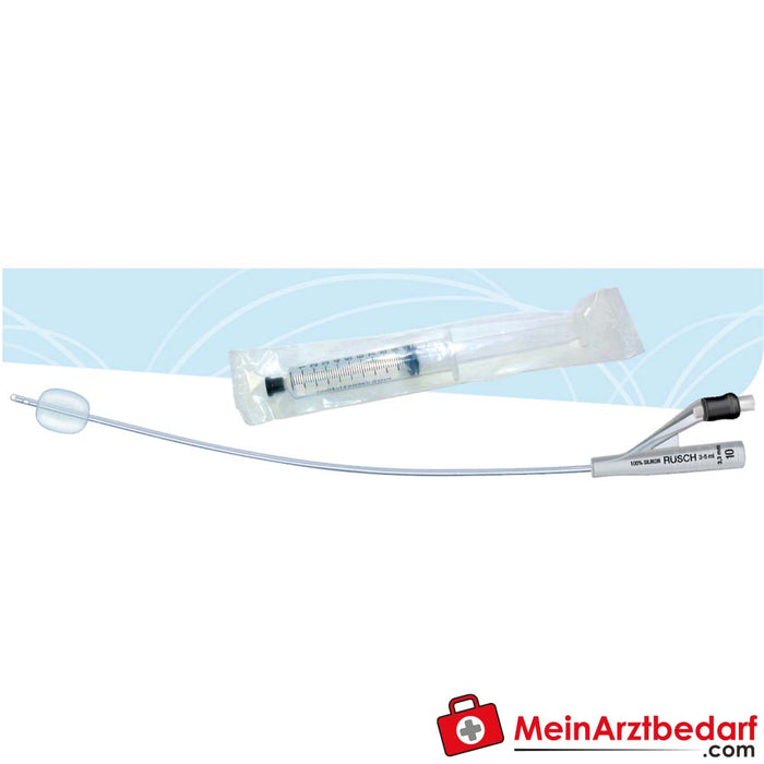 Rüsch® Balloon catheter silicone Nelaton child with prefilled syringe