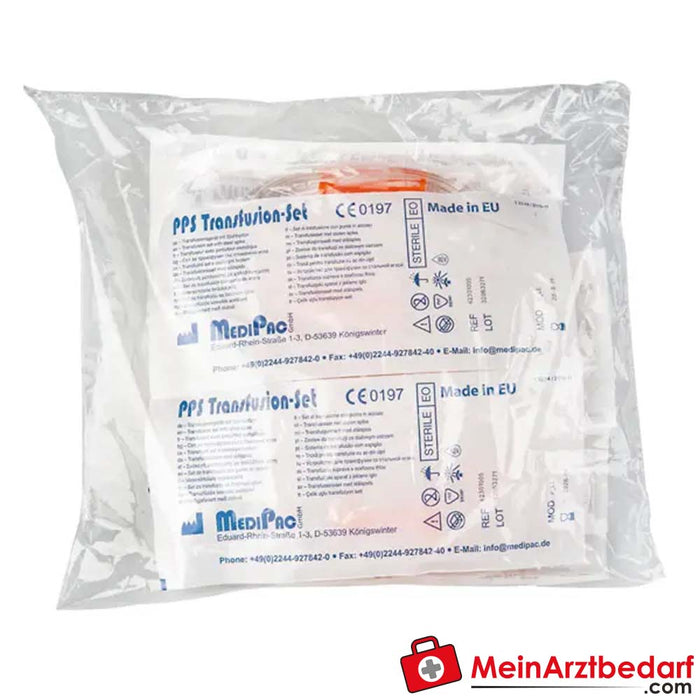 Servoprax Kit de transfusion PPS avec Luer-Lock, 10 pièces