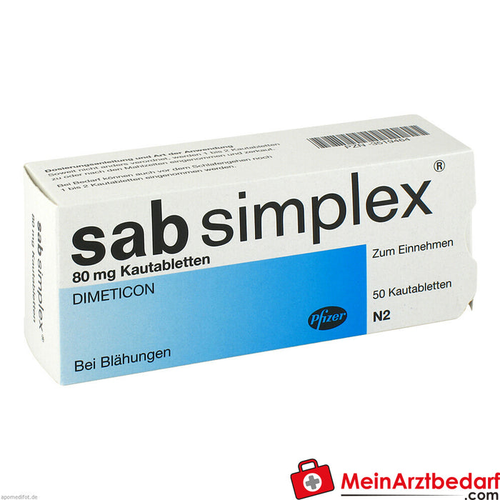 Sab Simplex® comprimidos mastigáveis