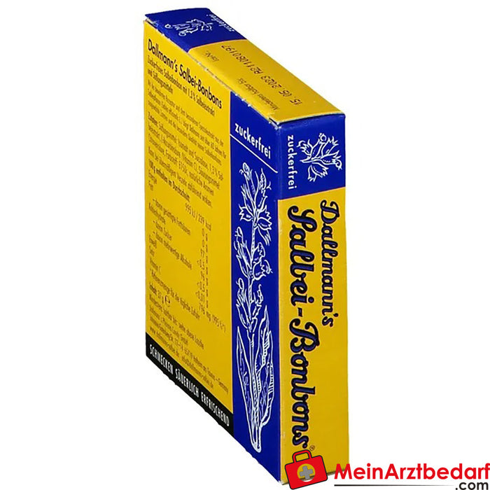 DALLMANNS® Salie zuigtabletten suikervrij, 20 stuks.