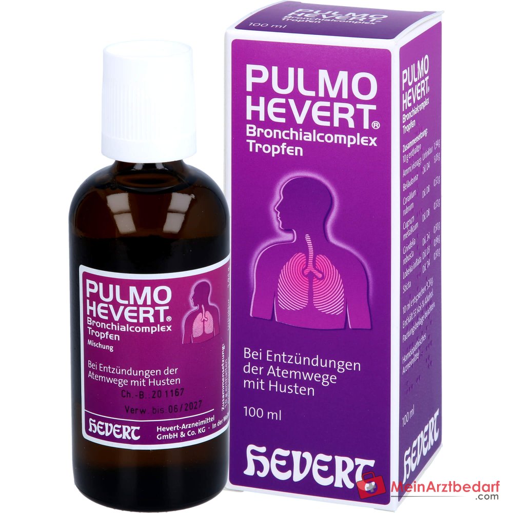 Hevert Pulmo Bronchialcomplex Krople, 100 ml