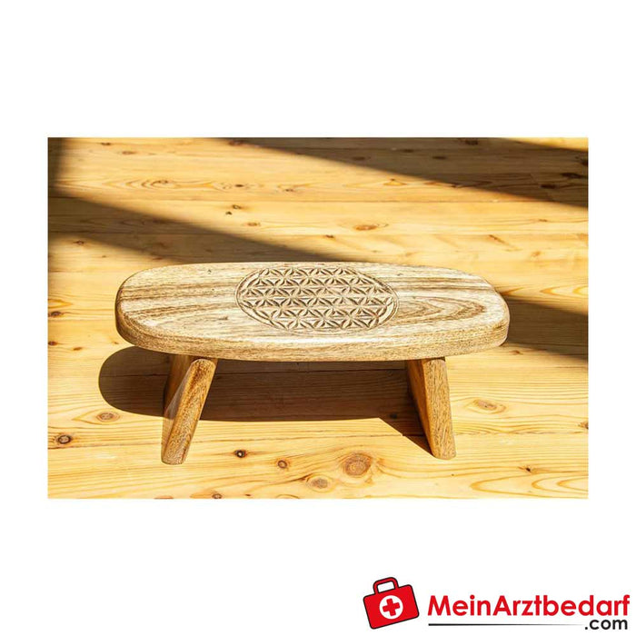 Tabouret de méditation Berk Fleur de vie