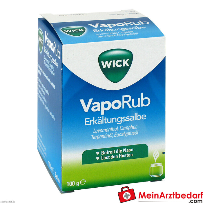 WICK VapoRub pomada para a constipação