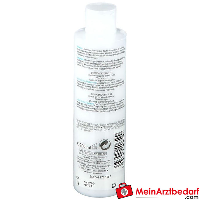 La Roche Posay FLUIDO LIMPIADOR TOLERIANE, 200ml