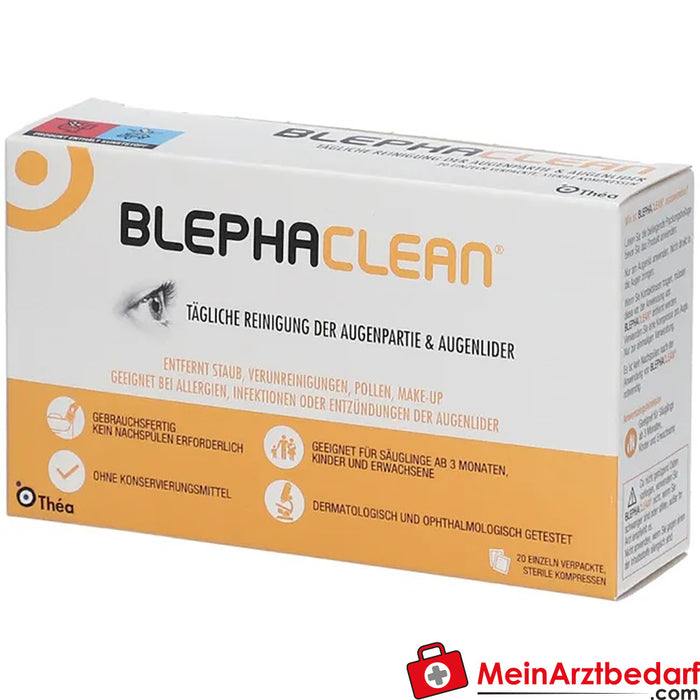 Impacchi di Blephaclean®, 20 pezzi.