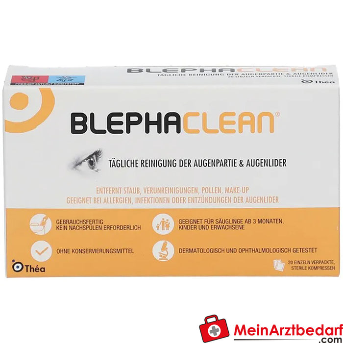 Blephaclean® kompresler, 20 adet.