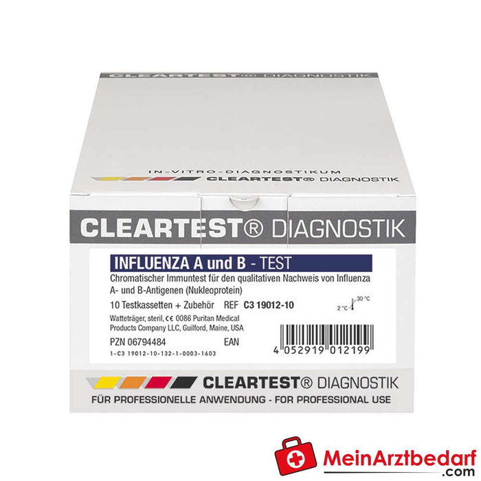 Cleartest 甲型和乙型流感抗原流感快速检测试剂盒