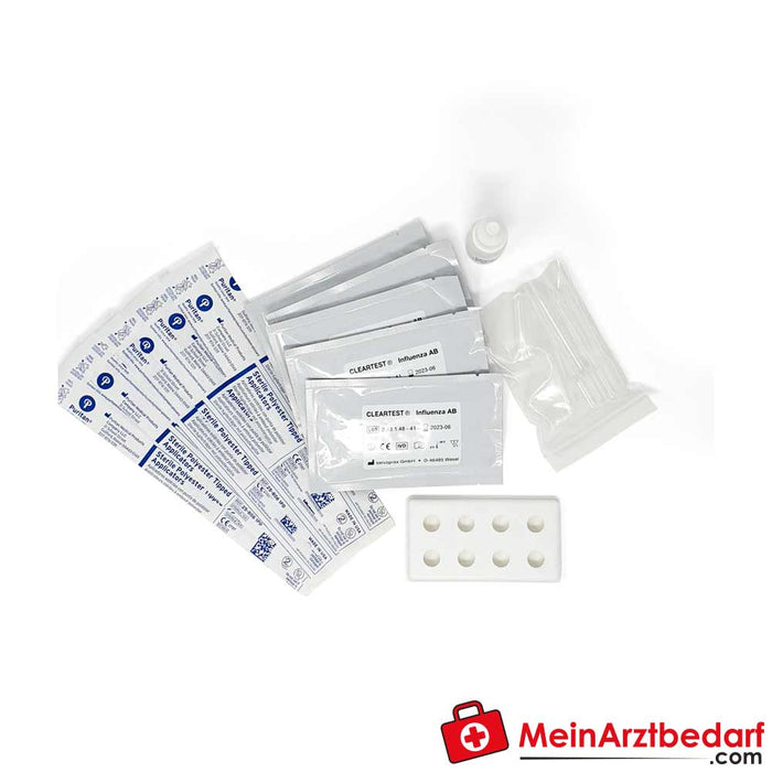 Cleartest® Influenza A and B Antigen Flu Rapid Test, 5 szt.